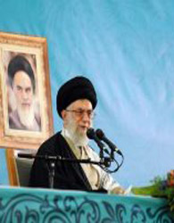 سخنان رهبر انقلاب در مشهد: ملت ايران شعار مامي توانيم را در عمل به اثبات رساند