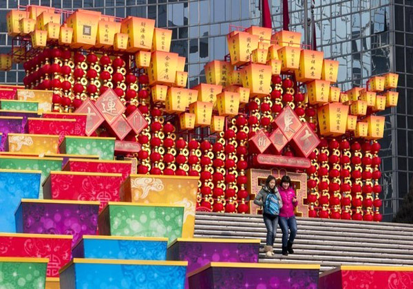 تزیینات به مناسبت نزدیک شدن به سال نو چینی