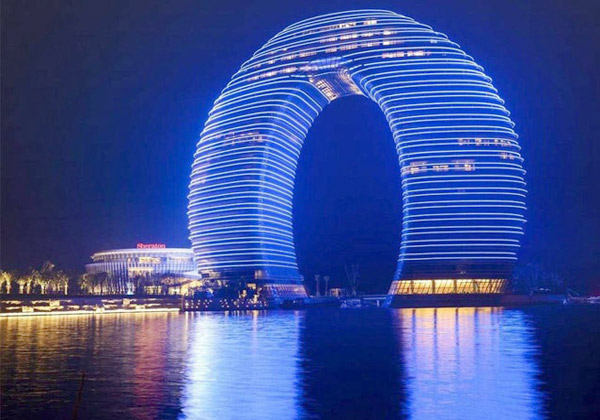 طراحی بی‌نظیر یک هتل در چین