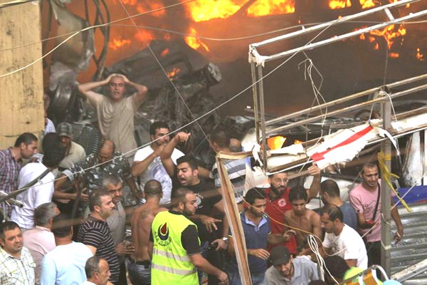 تصاویری از انفجار جنوب لبنان
