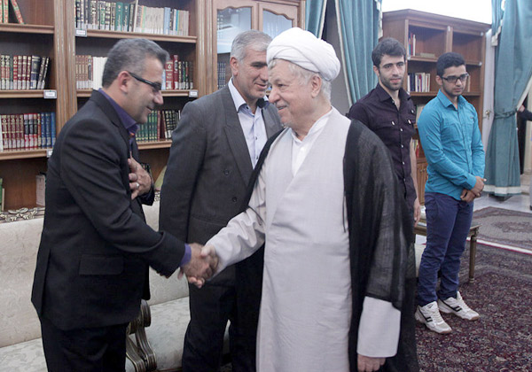 دیدار جمعی از نمایندگان فرهنگی مازندران با آیت الله هاشمی