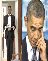 گریه اوباما هنگام تماشای فیلم«پیشخدمت»