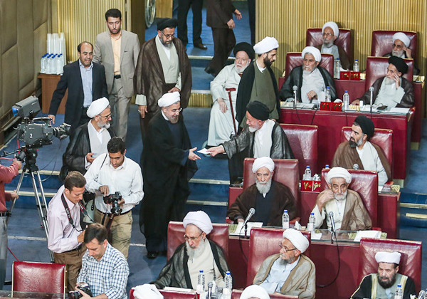 ورود روحاني به  اجلاس مجلس خبرگان رهبري