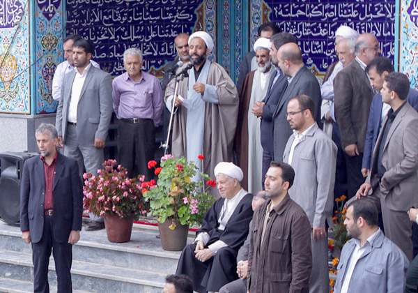 هاشمی رفسنجانی در جمع مردم  مرزن آباد چالوس