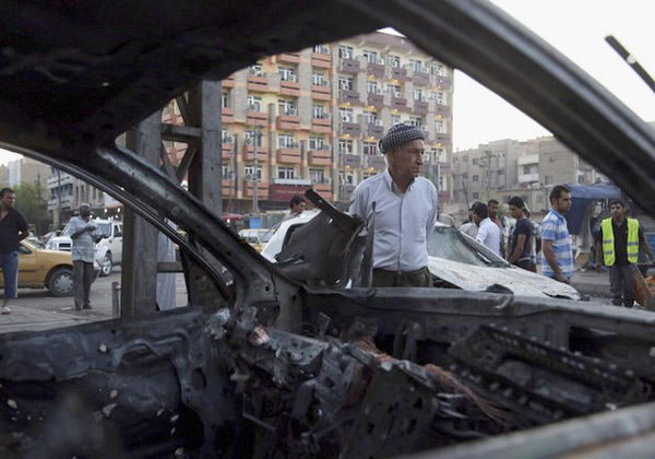 انفجار یک خودروی بمبگذاری شده در بغداد