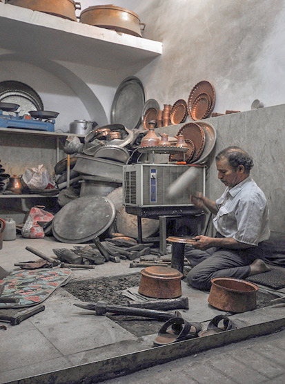 بازار مسگرها از بازارهای سنتی و قدیمی شهر یزد