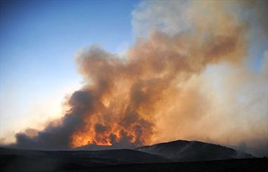 آتش‌سوزي در پارک ملی گلستان ادامه دارد