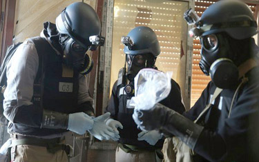 انهدام تجهیزات سایت‌های شیمیایی سوریه