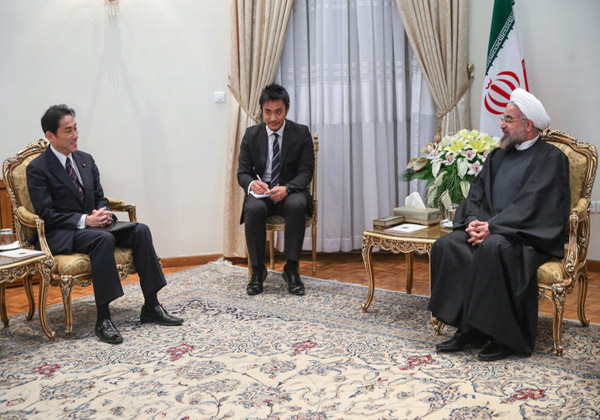 دیدار وزیر امور خارجه ژاپن با رییس جمهور