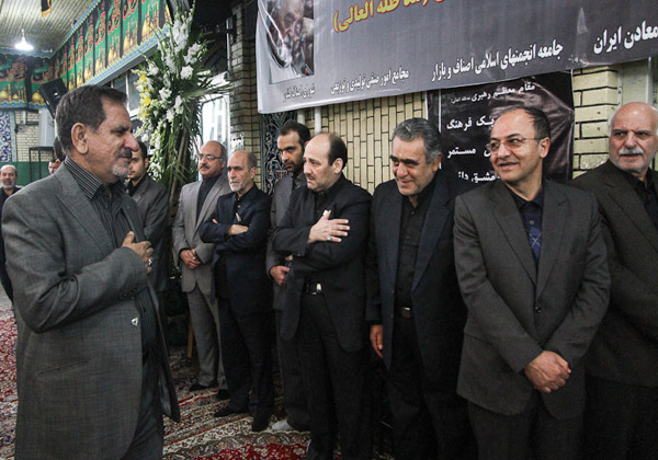 مجلس ترحیم مرحوم عسگراولادی در مسجد ارگ تهران
