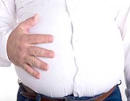 چاقی شکمی باعث دیابت مي​شود