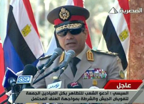 السیسی: کودتایی در مصر رخ نداده است