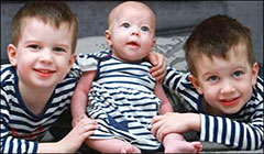 سه​ قلوهایی که در 5سال بدنیا آمدند/عکس