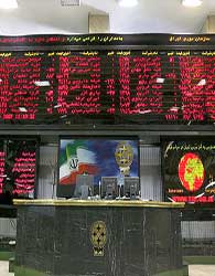 بازار بورس تهران به وضعیت قرمز رسيد