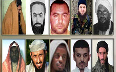 لیست خطرناک‌ترین تروریست‌های جهان