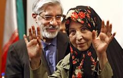 دیدار دوم میرحسین با مادر رهنورد در اسفند