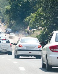 کاهش تردد در جاده‌های کشور