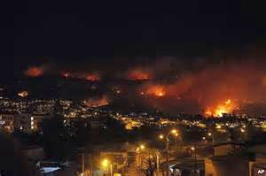 میراث جهانی شیلی در آتش سوخت