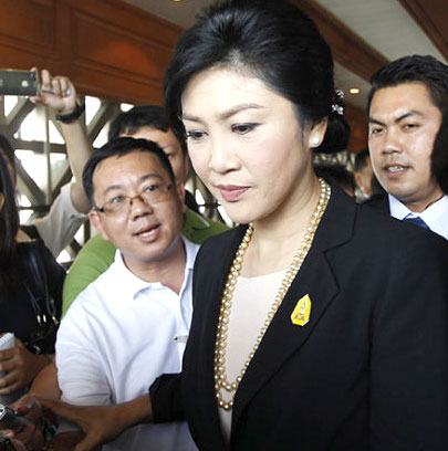 نخست‌وزیر تایلند در دادگاه  حاضر شد