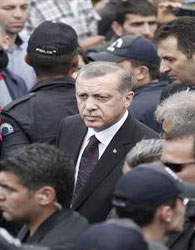 معترصین در ترکیه اردوغان را "هو" کردند
