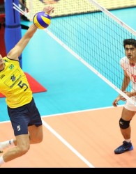 والیبال ایران یک امتیاز با ارزش از برزیل گرفت