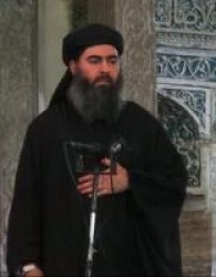 «خلیفه» داعش با دهها محافظ انتحاری