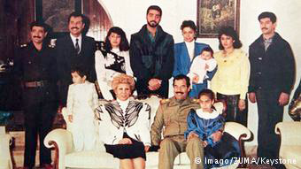عکس خانوادگی صدام حسین متعلق به سال ۱۹۹۱
