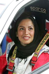 «لاله» تنها زن ایرانی در رالی خاورمیانه