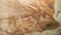 قدیمی‌ترین نقاشی سنگی انسان /عکس