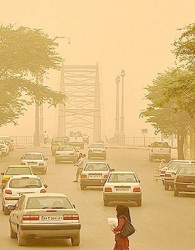 باد و خاک در راه خوزستان