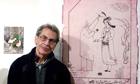 کامبیز درمبخش، ۷۲ ساله یکی از شناخته شده ترین کارتونیست‌های ایرانی در جهان است