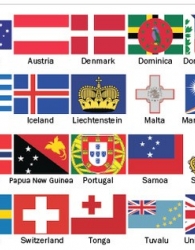 64 کشور  نشانه مذهبی بر پرچم خود دارند