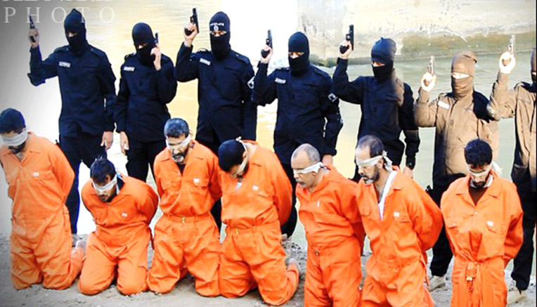 اعدام شیعیان عراق توسط جلادان سیاهپوش داعش