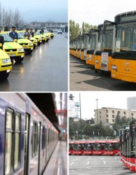 افزایش کرایه مترو، تاکسی و اتوبوس