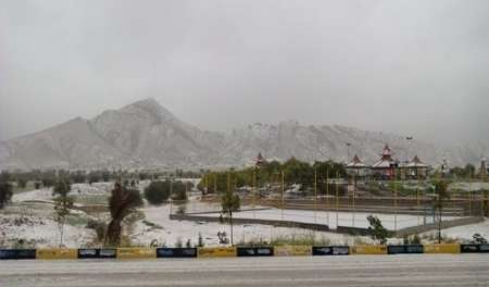 بارش بی سابقه برف در استان بوشهر