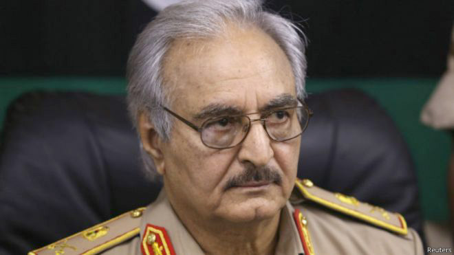 ژنرال خليفه حفتر فرمانده ارتش لیبی شد