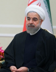 دیدار روحاني با رییس‌جمهور ترکمنستان