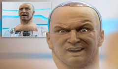 ربات انسان​نما با چهره زنده/ عکس