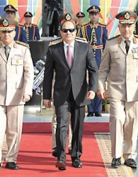 سیسی: مردم مصر اراده‌ای راسخ دارند