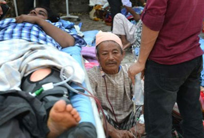 زمین‌لرزه شدید نپال را لرزاند