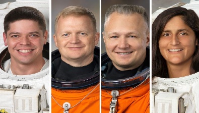 انتخاب چهار فضانورد ناسا برای سفر