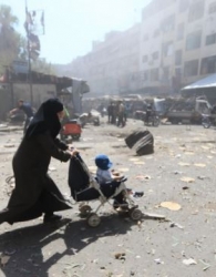 ۸۰ شهروند سوري در بازار شهر دوما کشته شدند