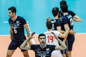 پیروزی تيم ملي والیبال ایران بر روسیه