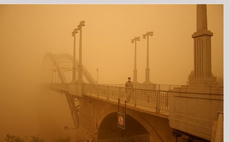 گرد و غبار نفس خوزستان را گرفت