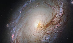 تصویر جدید هابل از یک کهکشان مارپیچ