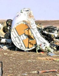 بریتانیا: هواپیمای روسی احتمالا بر اثر انفجار بمب سقوط کرد