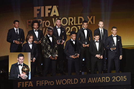 توپ طلای پنجم برای ستاره آرژانتینی فوتبال جهان