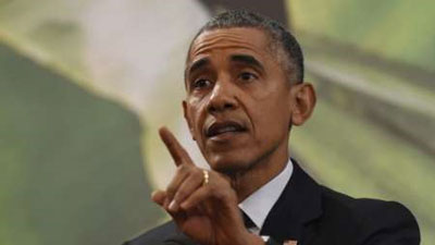 تهدید اوباما به وتوي طرح عدم رفع تحریم‌‎ها