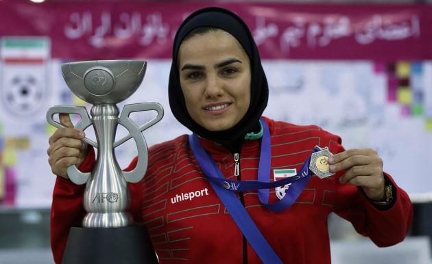 دختر ایرانی کاندیدای بهترین دروازه بان دنیا