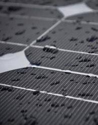 تولید برق از باران با سلول خورشیدی